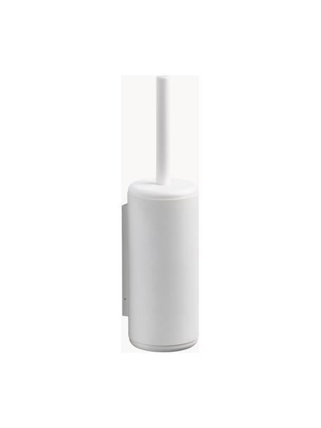Brosse pour WC avec support mural Rim, Blanc, Ø 11 x haut. 38 cm