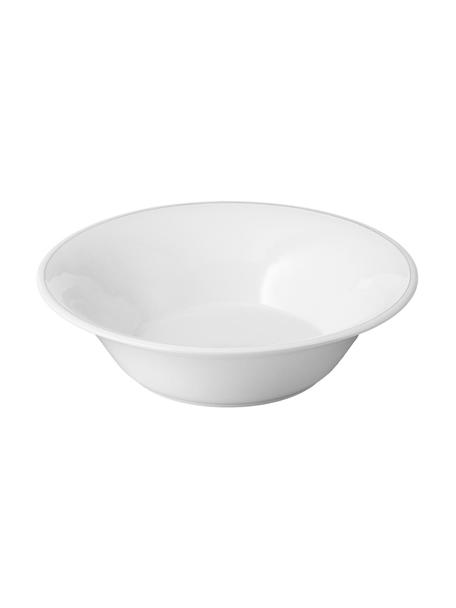 Salatschüssel Constance, Steingut, Weiß, Ø 30 x H 9 cm