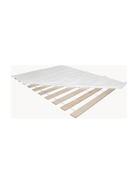 Set doghe avvolgibili Juan Carlos 2 pz, Strisce: legno di abete massiccio, Strisce: legno chiaro Copertura: bianco, Larg. 140 x Lung. 200 cm