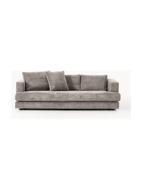 Sofa Tribeca (3-Sitzer), Bezug: 100 % Polyester Der strap, Gestell: Buchenholz, Kiefernholz, , Füße: Kiefernholz Dieses Produk, Webstoff Taupe, B 228 x T 104 cm