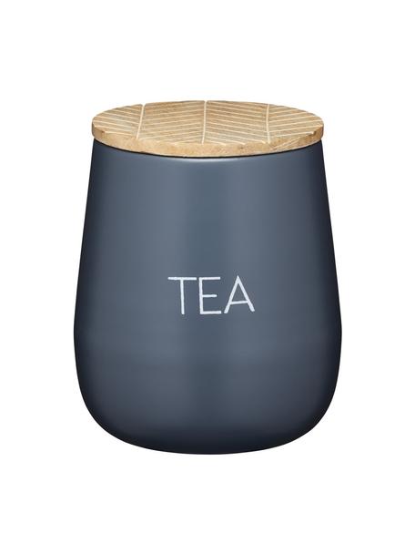 Bote Serenity Tea, Gris antracita, madera, Ø 13 x Al 15 cm, 1,6 L