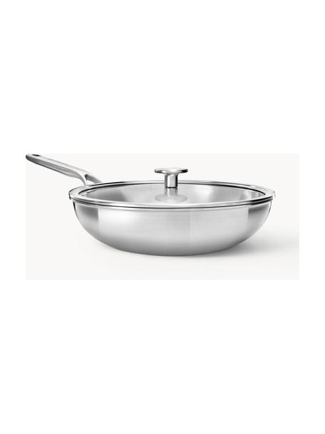 Wok KitchenAid, Deckel: Glas, Silberfarben, Ø 28 cm