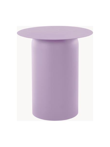 Ronde bijzettafel Zele, Gepoedercoat ijzer, Lavendel, Ø 46 x H 51 cm