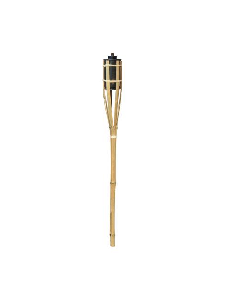 Torcia Barny 3 pz, Struttura: bambù, Recipiente: metallo verniciato, Beige, Ø 6 x Alt. 63 cm