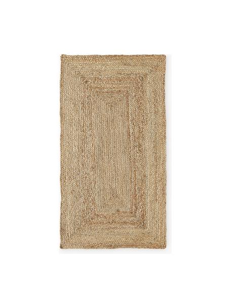 Tapis en jute fait main Sharmila, 100 % jute, Brun, larg. 80 x long. 150 cm (taille XS)