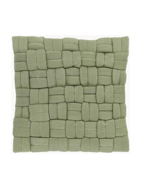 Tkaný povlak na polštář Norman, Šalvějově zelená, Š 40 cm, D 40 cm