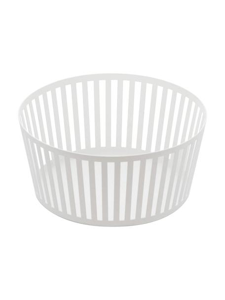 Cesta Tower, Acero recubierto, Blanco, Ø 22 x Al 10 cm