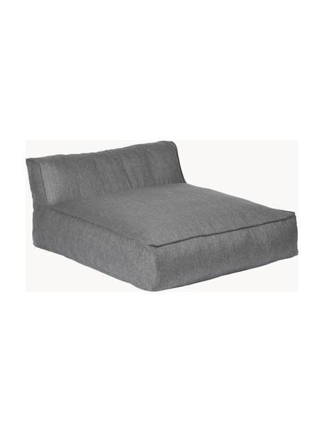 Outdoor-Loungeliege Grow, Bezug: 100 % Polyester, wetterfe, Webstoff Dunkelgrau, B 130 x T 145 cm