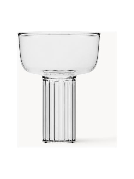 Handgemaakte champagneschaal Liberta, Borosilicaatglas

Ontdek de veelzijdigheid van borosilicaatglas voor jouw huis! Borosilicaatglas is een hoogwaardig, betrouwbaar en robuust materiaal. Het kenmerkt zich door zijn uitzonderlijke hittebestendigheid en is daarom ideaal voor jouw warme thee of koffie. Vergeleken met conventioneel glas is borosilicaatglas beter bestand tegen breuken en scheuren en is daarom een veilige metgezel in jouw huis., Transparant, Ø 10 x H 12 cm, 280 ml