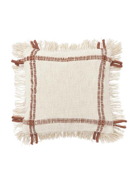 Handgefertigte Baumwoll-Kissenhülle Catalina mit Fransen, 100 % Baumwolle, BCI-zertifiziert

Das in diesem Produkt verwendete Material ist Schadstoff geprüft und zertifiziert nach STANDARD 100 by OEKO-TEX®, 21.HIN.56576, Hohenstein HTTI., Beige, Terrakotta, B 45 x L 45 cm
