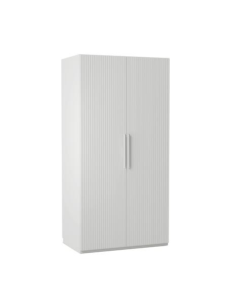 Modulárna šatníková skriňa Simone, šírka 100 cm, niekoľko variantov, Drevo, sivá, Basic, Š 100 x V 200 cm