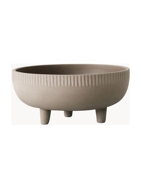 Plantenpot Shadow, Terracotta, Beige, Ø 24 x H 11 cm