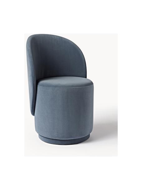 Chaise rembourrée en velours Zeyno, Velours (100 % polyester)

Le matériau est certifié STANDARD 100 OEKO-TEX®,
2102036, Centexbel, Velours gris-bleu, larg. 54 x haut. 82 cm