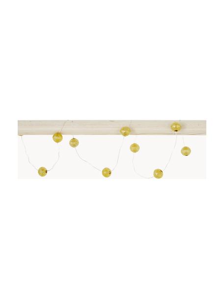 LED lichtslinger Beads, 120 cm, Lampions: acryl, Goudkleurig, L 120 cm