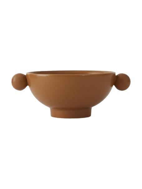 Miska z porcelánu Inka, Porcelán, Karamelová, Ø 18 x V 7 cm