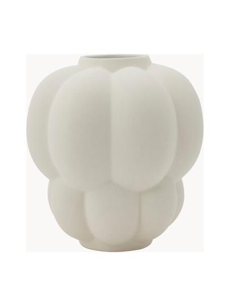 Keramik-Vase UVA, H 22 cm, Keramik, Off White, Ø 20 x H 22 cm