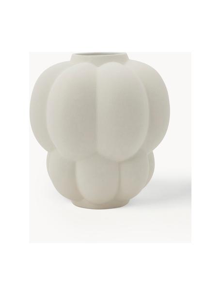 Keramik-Vase UVA, H 22 cm, Keramik, Off White, Ø 20 x H 22 cm