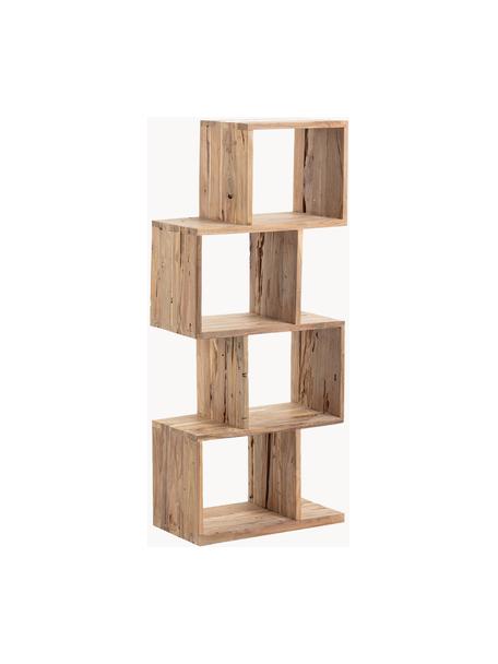 Mensola di design in legno di teak Aroba, Legno di teak, massiccio, naturale, Legno di teak, Larg. 55 x Alt. 132 cm