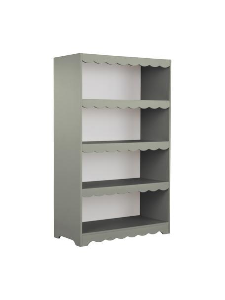 Étagère pour enfants Pamplona, Gris-vert, larg. 85 x haut. 140 cm