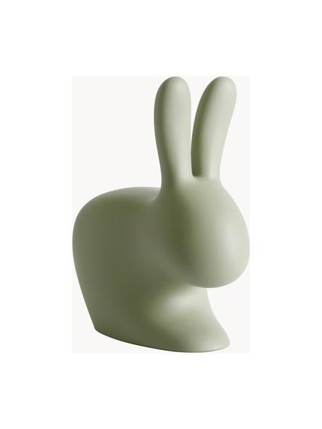 Detská taburetka Rabbit, Plast (polyetylén), Zelená, Š 46 x V 53 cm