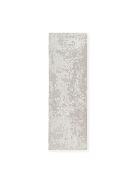 Ručne tkaný behúň s krátkym vlasom Nantes, 100% polyester s certifikátom GRS, Hnedosivá, Š 80 x D 250 cm