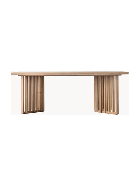 Mesa de comedor de madera Okayama, 200 x 100 cm, Tablero: fibras de densidad media , Patas: madera de roble macizo, Madera de roble, An 200 x F 100 cm