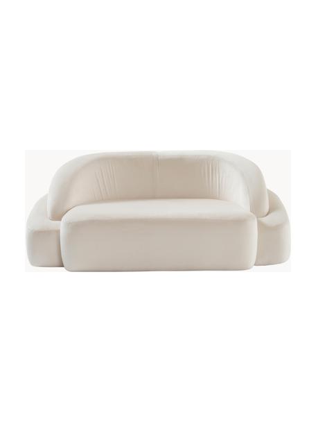 Samt-Haustiersofa Mac, Bezug: Samt (100 % Polyester), Gestell: Sperrholz, Mitteldichte H, Samt Off White, B 70 x T 45 cm