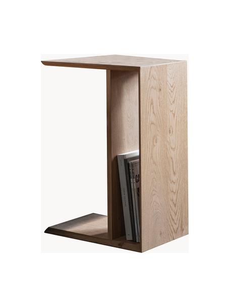 Dřevěný odkládací stolek Milano, Dubová dýha, Dubové dřevo, Š 45 cm, H 65 cm