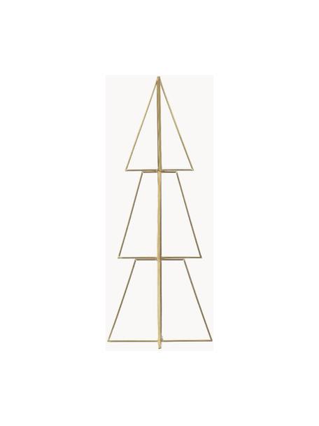 Glazen kerstfiguur Gump in de vorm van een kerstboom, Glas, Transparant, Ø 12 x H 30 cm