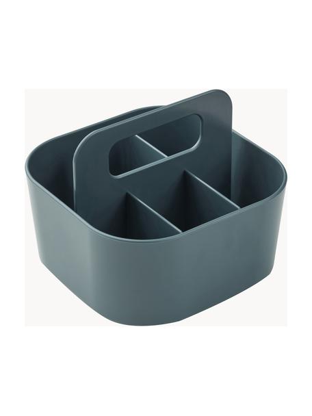 Aufbewahrungsbox May, >30% Recyceltes Kunststoff, Graublau, B 17 x H 14 cm