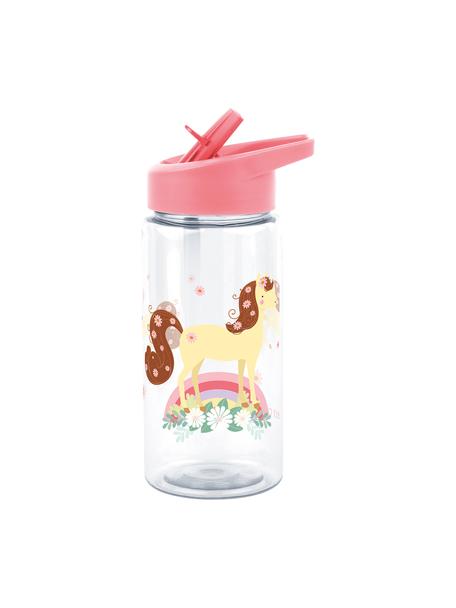 Trinkflasche Horse, Kunststoff, Bunt, Ø 8 x H 16 cm