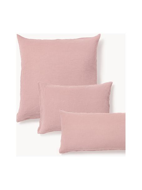 Funda de almohada de muselina Odile, Malva, An 50 x L 70 cm