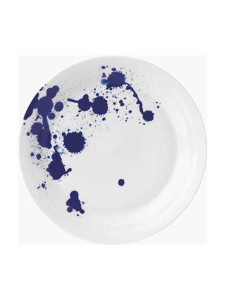Assiette plate en porcelaine Pacific Blue, Porcelaine, Abstrait, Ø 29 cm