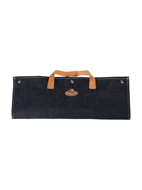 Set de herramientas para barbacoa Denim, 5 pzas., Negro, An 50 x Al 36 cm