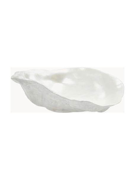 Porzellan-Dipschalen Kelia in Muschelform, 2 Stück, Porzellan, Weiß, B 13 x H 4 cm