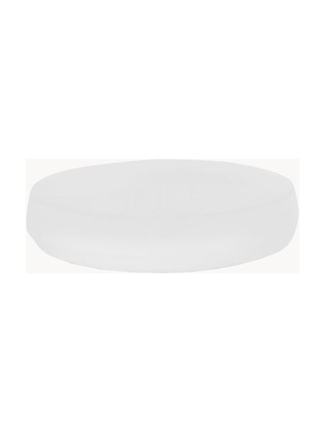 Porte-savon en verre Ocean, Verre, Blanc, translucide, larg. 14 x haut. 10 cm