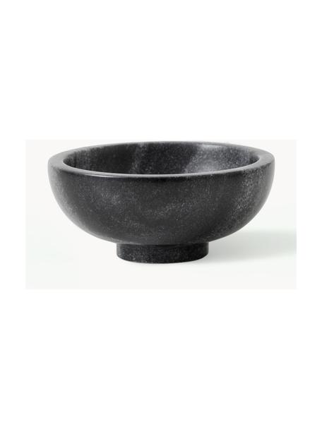Mramorová miska Stone, Mramor, Čierna, mramorovaná, Ø 13 x V 5 cm