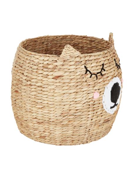 Kosz do przechowywania Sleepy, Hiacynt wodny, Brązowy, Ø 50 x W 40 cm