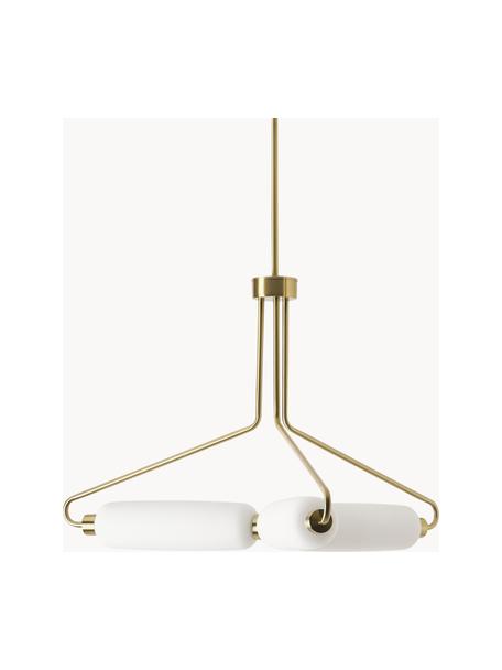 LED hanglamp Tate, Goudkleurig, wit, Ø 82 x H 83 cm