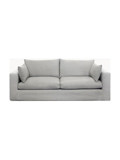 Sofa Zach (3-Sitzer), Bezug: Polypropylen Der hochwert, Füße: Kunststoff, Webstoff Taupe, B 224 x T 90 cm