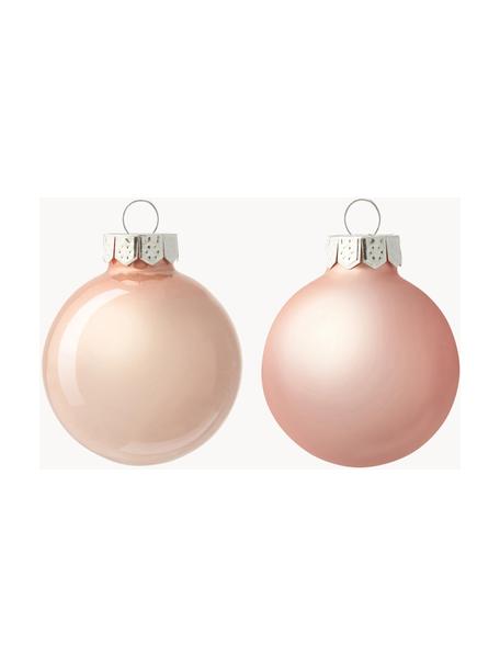 Boules de Noël Evergreen, 4 élém., Rose pâle, Ø 4 cm, 16 pièces