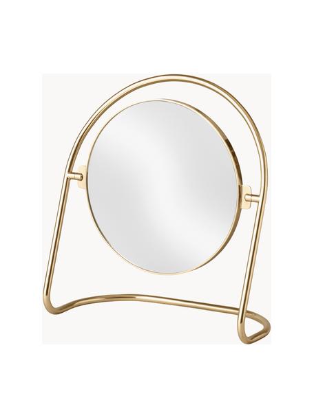 Miroir de maquillage rond Nimbus, Laiton, larg. 24 x haut. 26 cm