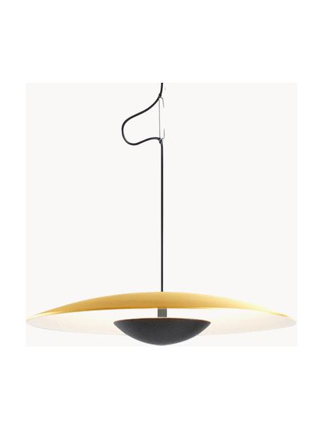 Dimmbare LED-Pendelleuchte Ginger, verschiedene Grössen, Goldfarben, Off White, Schwarz, Ø 32 x H 6 cm