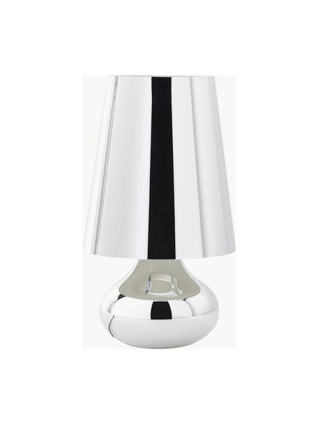 Design LED tafellamp Cindy, Lamp: kunststof, Zilverkleurig, Ø 24 x H 42 cm