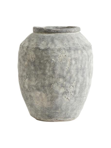 Große Vase Cema aus Beton, Beton, Grau, Ø 25 x H 33 cm