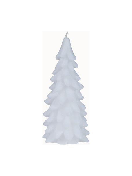 Deko-Weihnachtskerze Tree, Wachs, Schneeweiß, Ø 10 x H 20 cm
