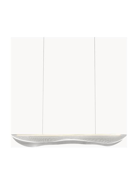 Veľká závesná LED lampa Cortina, Priehľadná, odtiene zlatej, Š 100 x V 34 cm