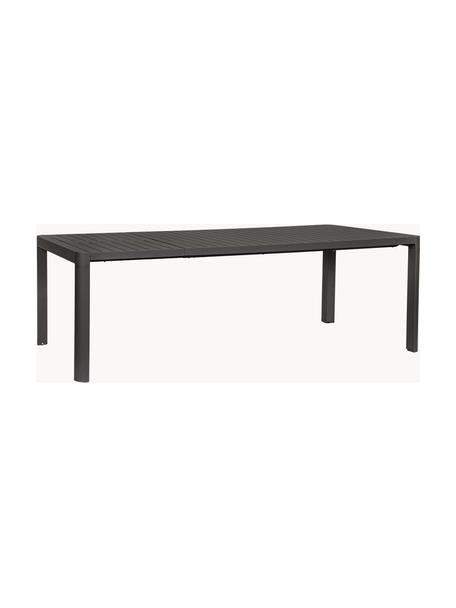 Table de jardin extensible Kiplin, 180 - 240 x 100 cm, Aluminium, revêtement par poudre, Anthracite, larg. 180 - 240 x prof. 100 cm