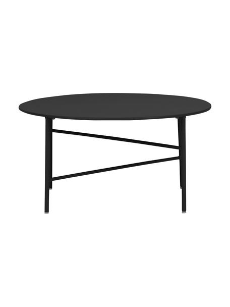 Tuintafel Vitus van metaal, Gecoat metaal, Zwart, Ø 70 x H 35 cm