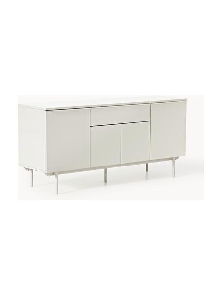 Credenza in legno Elona, Beige chiaro, Larg. 160 x Alt. 75 cm